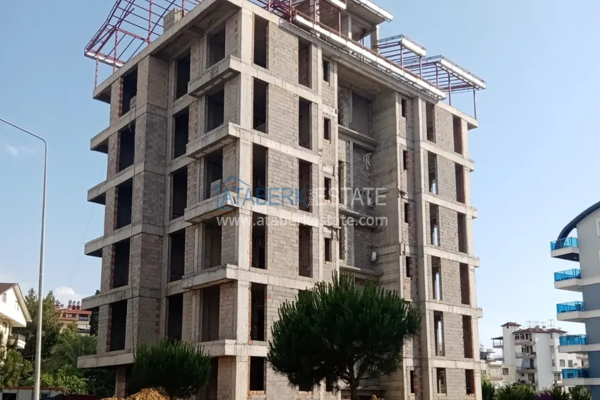 Новый проект жилой комплекс в Газипаше на этапе строительства 4 