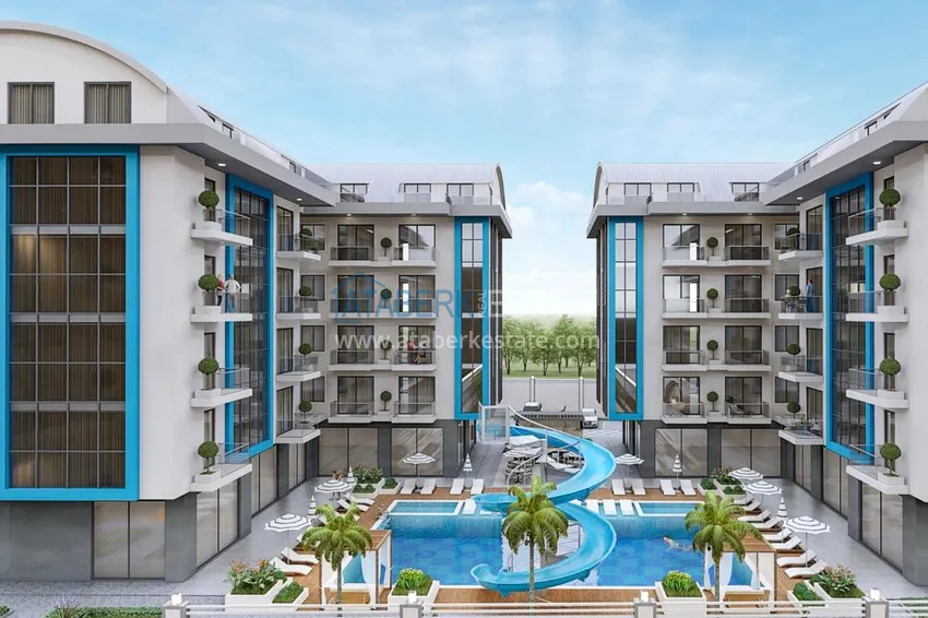 Квартиры в Алании - район Оба от инвестора в строящемся комплексе 13 