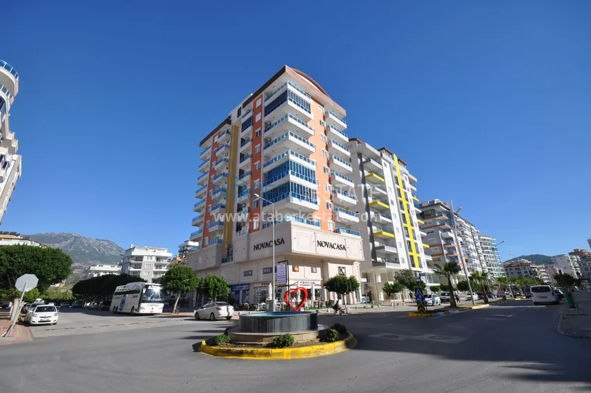 Пентхаус в Махмутларе с мебелью, сауной и видом на море и горы 1