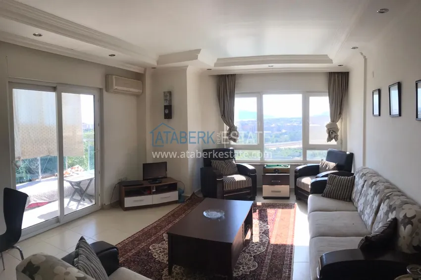 Приобрести Квартира в районе Оба с мебелью и панорамным видом в комфортабельном комплексе 3 