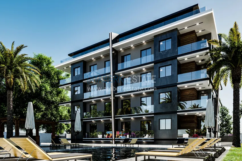 Элитный проект камерного комплекса в центре Алании – район пляжа Клеопатра 3