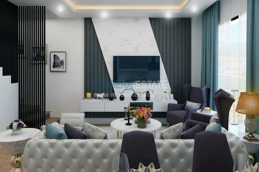 Приобрести Новый проект комфортабельного жилого комплекса в Алании – район Оба 7