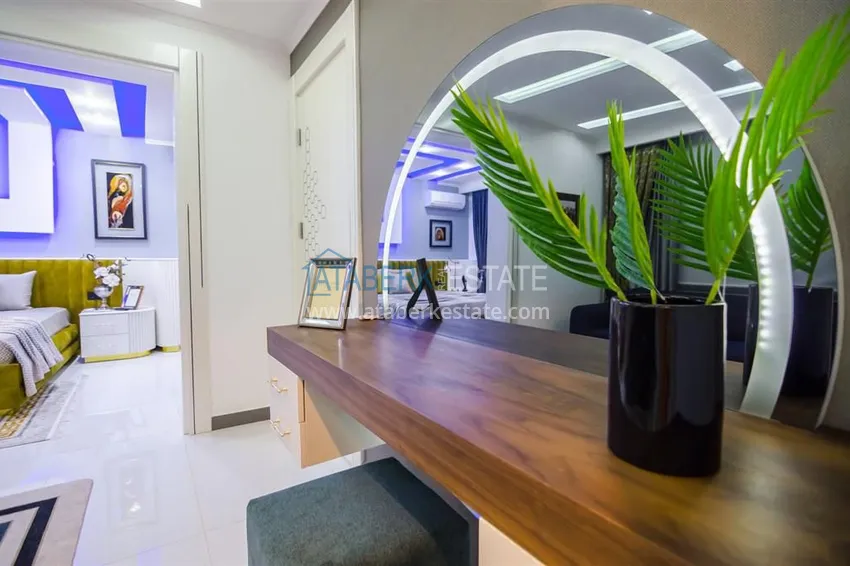 Приобрести Стильная квартира в историческом центре Алании, с дизайнерским интерьером и видом на порт 27 