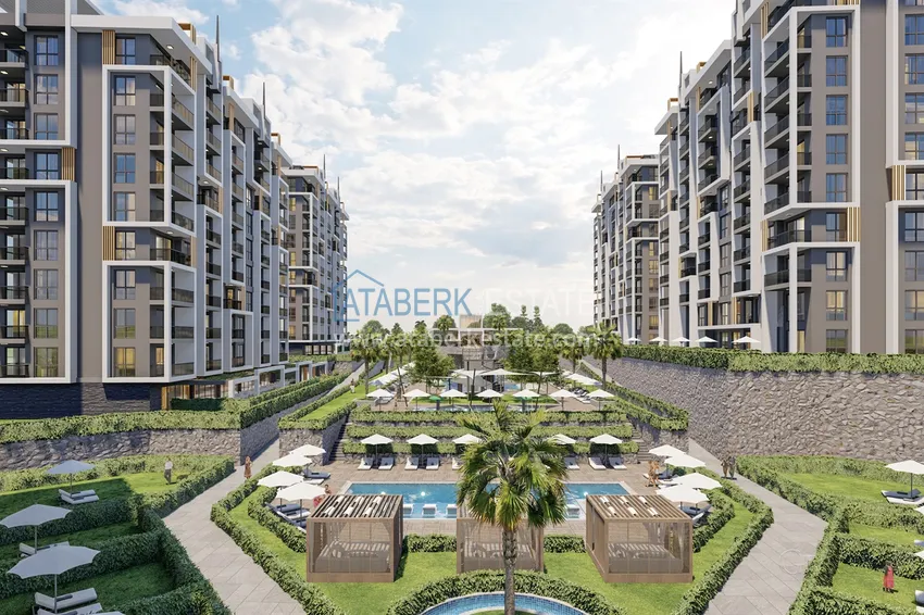 Квартира от инвестора в Авсалларе с рассрочкой платежа в строящемся комплексе 13