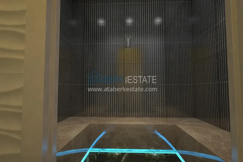 Квартира в районе Оба в жилом комплексе на этапе строительства 38 