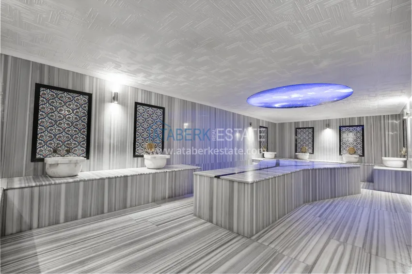 Пентхаус в Алании район Кестель меблированный в комплексе ультра-люкс 22 