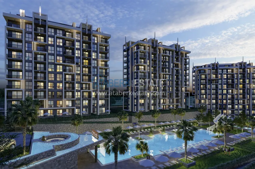 Квартира от инвестора в Авсалларе с рассрочкой платежа в строящемся комплексе 14