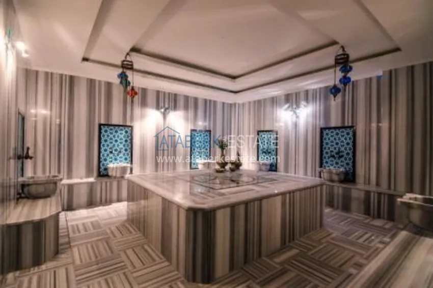 Дуплекс в Алании - район Оба, с отдельной кухней в элитной резиденции  23 