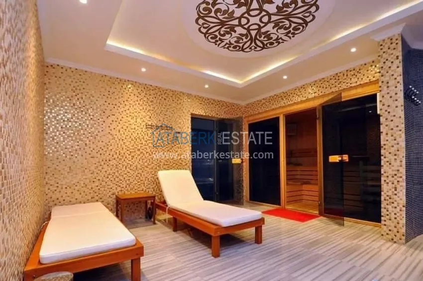 Квартира в Махмутларе с мебелью в комплексе премиум класса, на первой линии 26