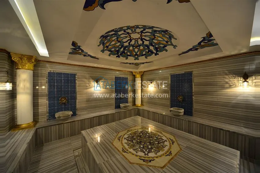 Квартира в Махмутларе с мебелью в комплексе премиум класса, на первой линии 27