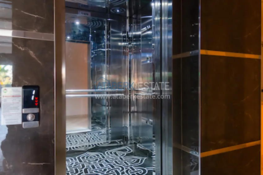 Дуплекс в Алании - район Оба, с отдельной кухней в элитной резиденции  26 