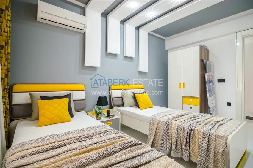 Приобрести Стильная квартира в историческом центре Алании, с дизайнерским интерьером и видом на порт 32 