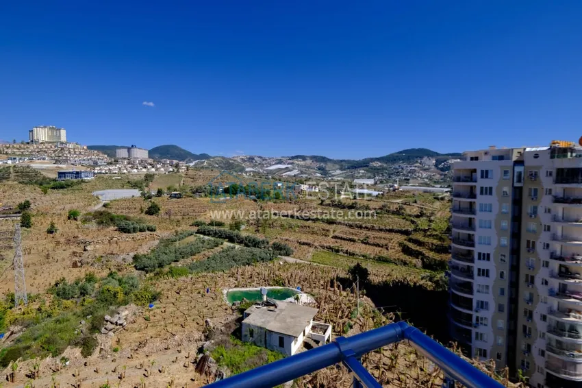 Приобрести Пентхаус-дуплекс в Махмутларе с мебелью и видом на море и горы 27 