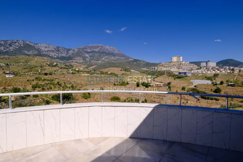 Приобрести Пентхаус-дуплекс в Махмутларе с мебелью и видом на море и горы 28 