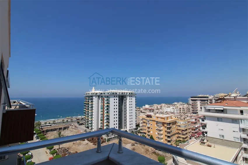 Приобрести Пентхаус в Махмутларе с мебелью, сауной и видом на море и горы 29