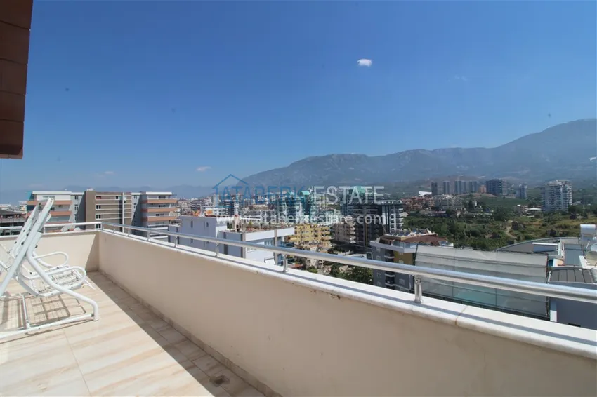 Приобрести Пентхаус в Махмутларе с мебелью, сауной и видом на море и горы 31