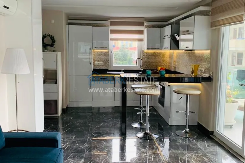 Приобрести Квартира в центре Алании район пляжа Клеопатра с мебелью 2 