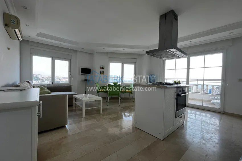 Приобрести Квартира в районе Тосмур с мебелью, открытым видом на море и горы 2 