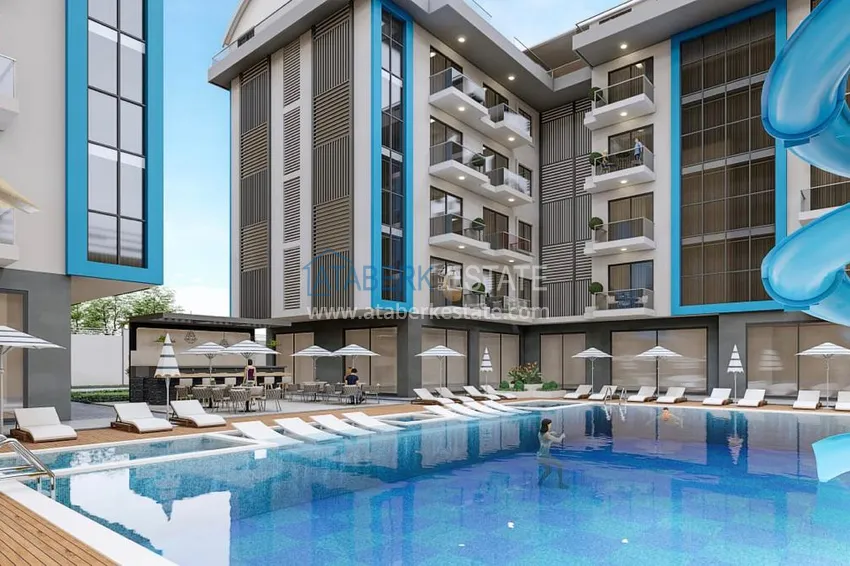 Квартиры в Алании - район Оба от инвестора в строящемся комплексе 14 