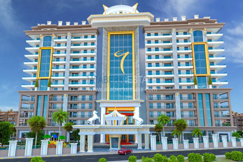 Квартиры в Махмутларе от инвестора в строящемся комплексе 7