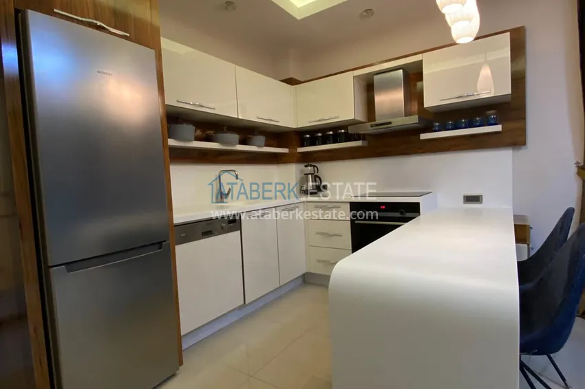 Приобрести Квартира в Махмутларе меблированная с застекленным балконом и открытым видом на море 2 