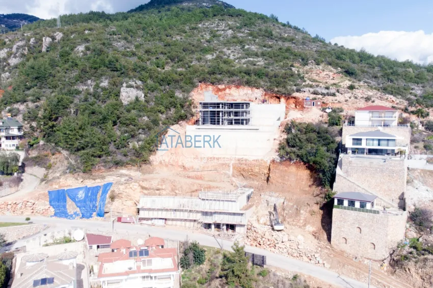 Частная вилла от застройщика в Алании район Бекташ  14 