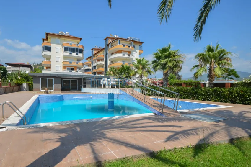 Квартира в Алании - район Демирташ меблированная с видом на море и горы 4