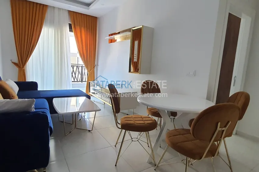 Приобрести Квартира в Махмутларе с мебелью и видом на море в резиденции отельного типа 2