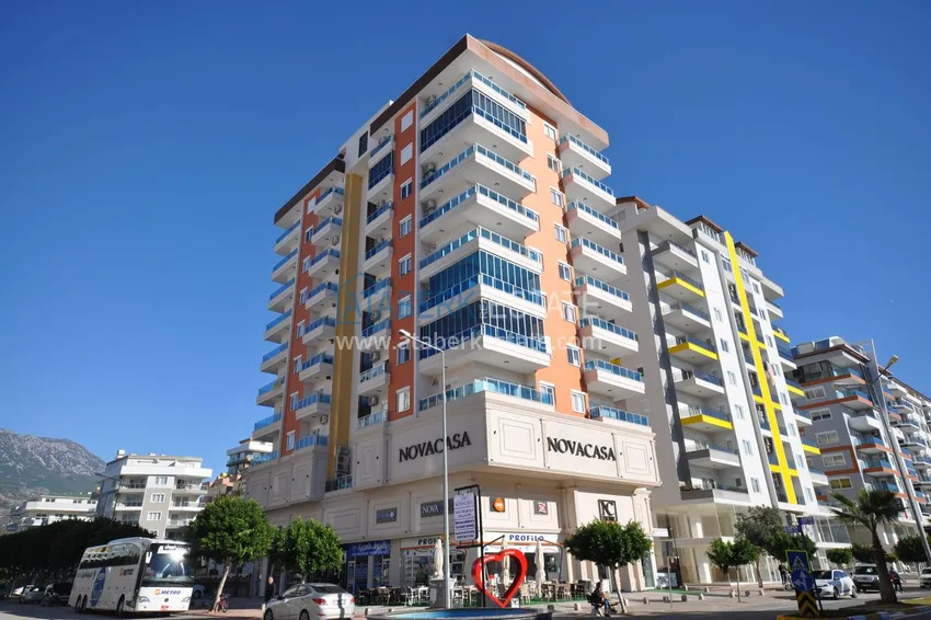 Пентхаус в Махмутларе с мебелью, сауной и видом на море и горы 2