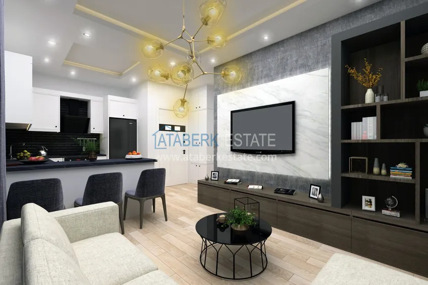 Приобрести Новый проект комфортабельного жилого комплекса в Алании – район Оба 2