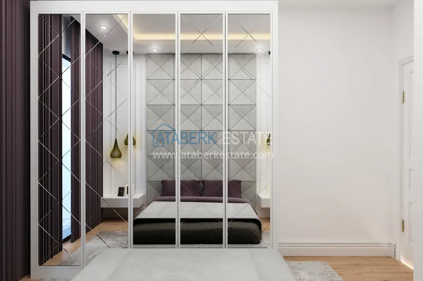 Приобрести Новый проект комфортабельного жилого комплекса в Алании – район Оба 9