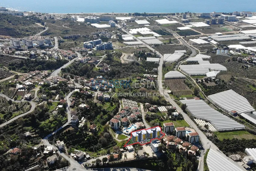 Квартира в Каргыджаке от инвестора в строящемся комплексе  15 