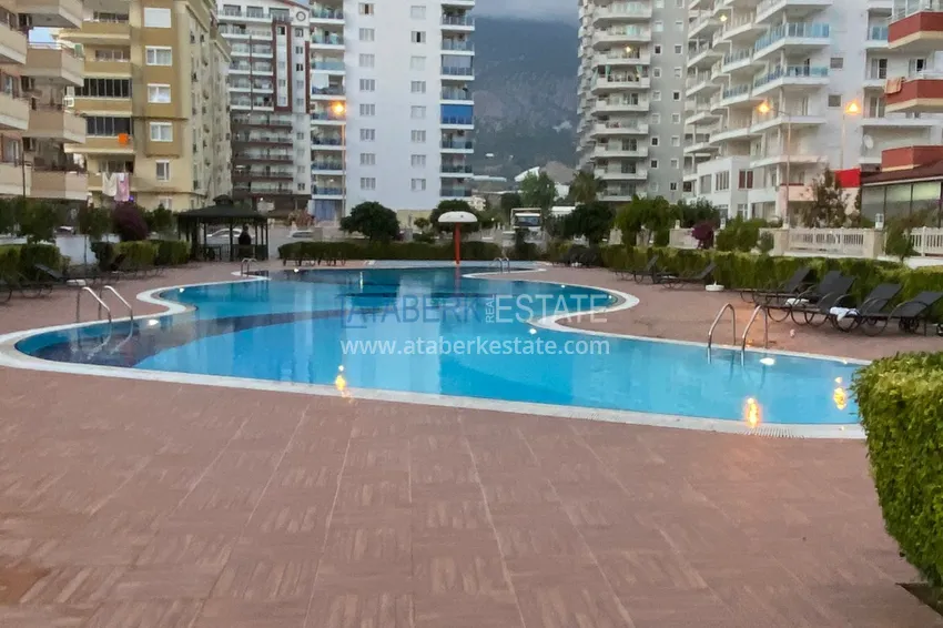 Квартира в Махмутларе меблированная с застекленным балконом и открытым видом на море 4 