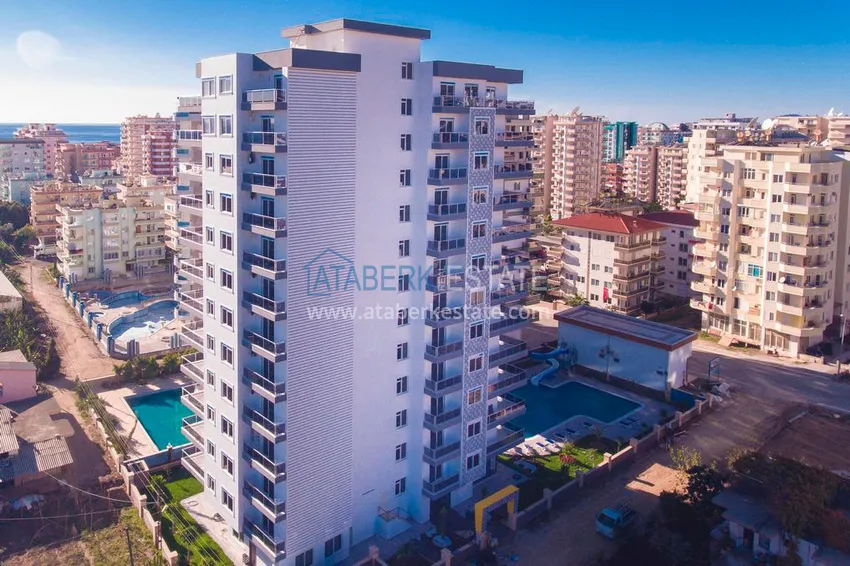 Квартира меблированная с видом на море в Махмутларе 4 