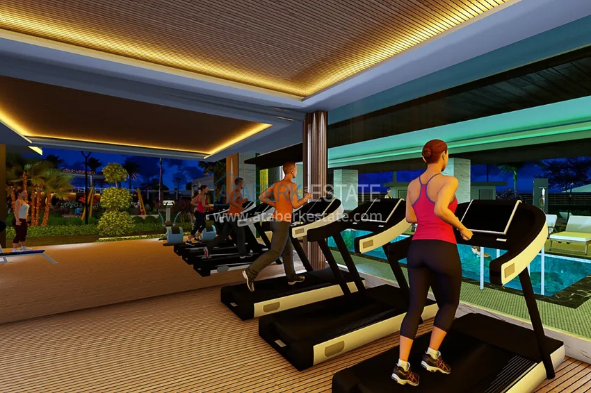 Квартира в Махмутларе от инвестора в комплексе на завершающем этапе строительства с богатой внутренней инфраструктурой 30 