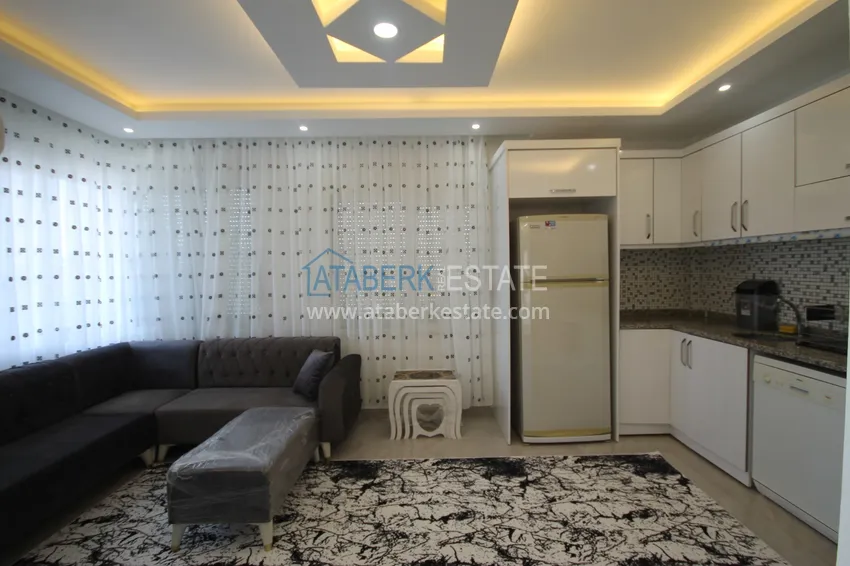 Приобрести Квартиры в Алании – район Конаклы двухкомнатные с мебелью 28 