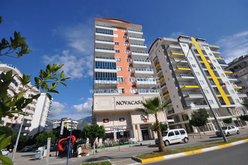 Пентхаус в Махмутларе с мебелью, сауной и видом на море и горы 3