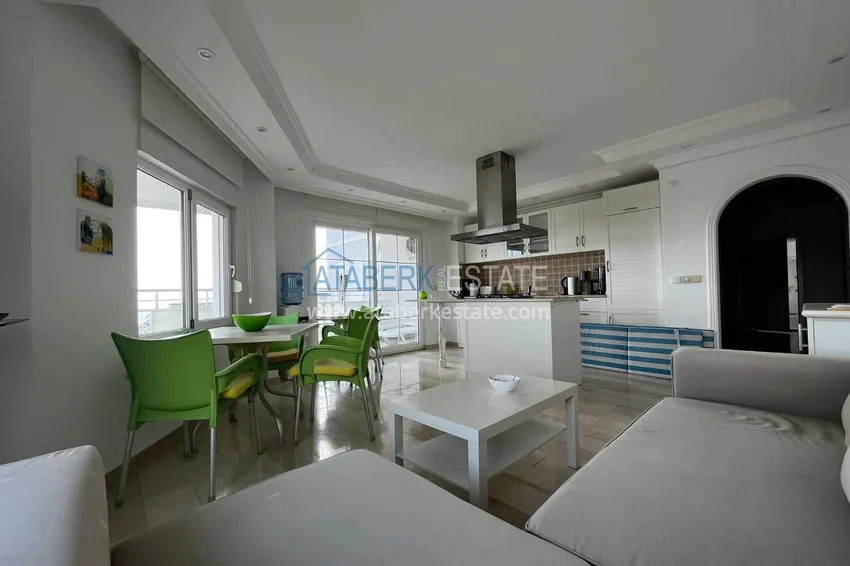 Приобрести Квартира в районе Тосмур с мебелью, открытым видом на море и горы 3 