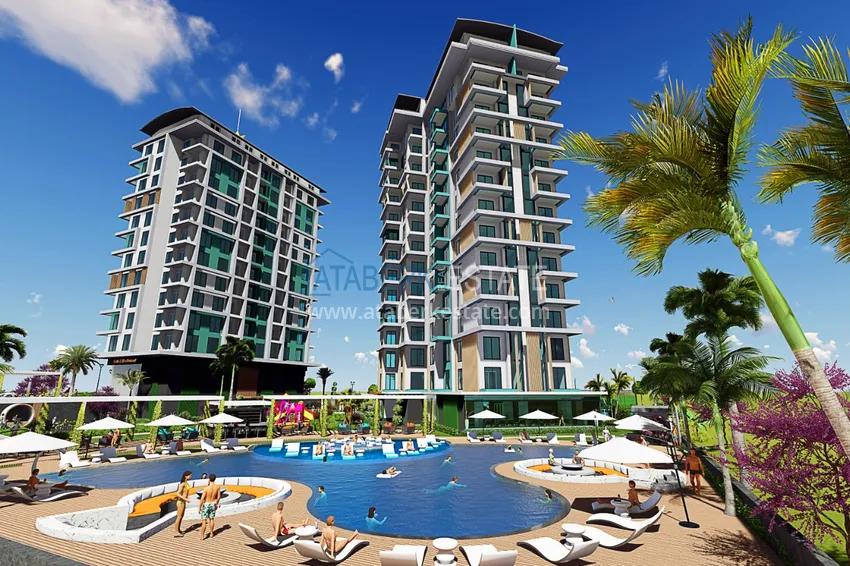 Квартира в Махмутларе от инвестора в комплексе на завершающем этапе строительства с богатой внутренней инфраструктурой 3 