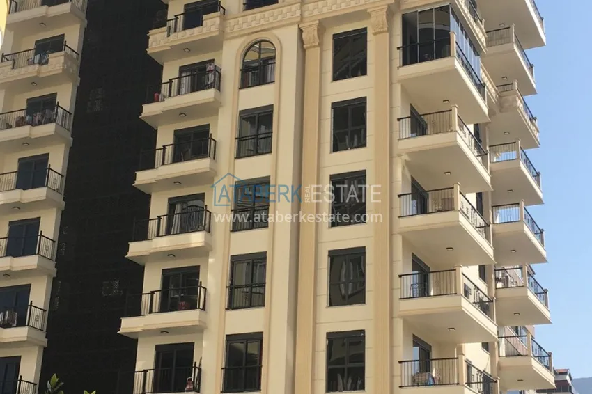 Квартира в Махмутларе меблированная с видом на море и горы c великолепным месторасположением - в 50 метрах от центральной улицы района 3 