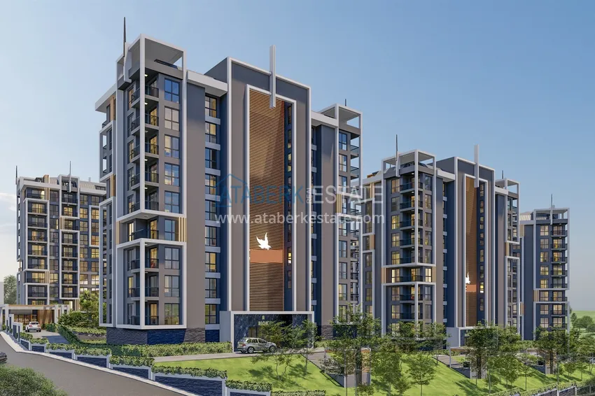 Квартира от инвестора в Авсалларе с рассрочкой платежа в строящемся комплексе 3