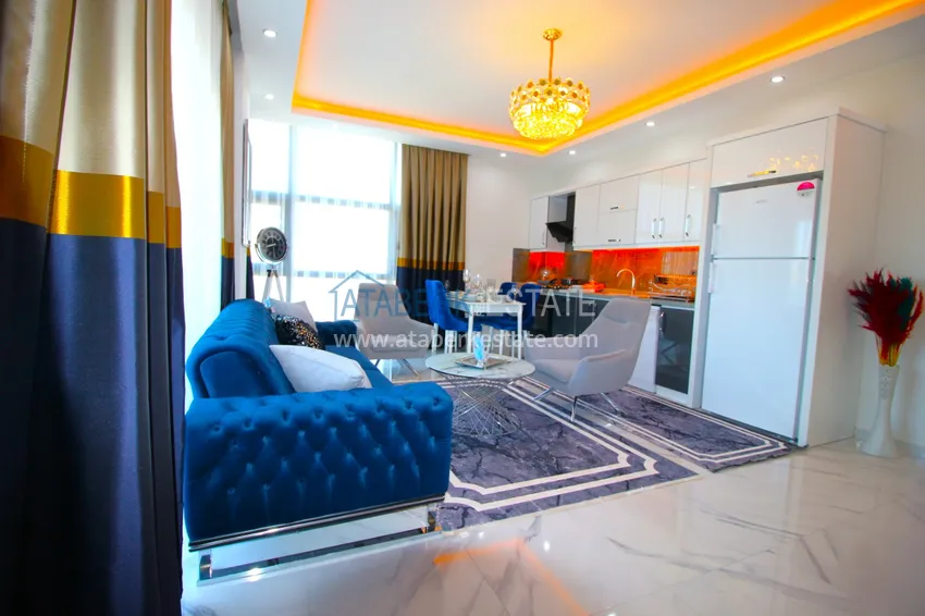 Приобрести Квартира в Махмутларе с новой мебелью в современном новом комплексе 5 