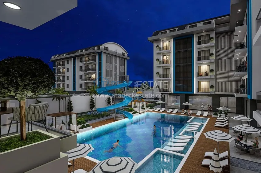 Квартиры в Алании - район Оба от инвестора в строящемся комплексе 15 