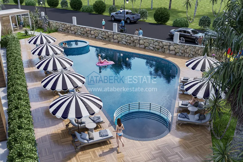 Новый инвестиционный проект жилого комплекса в Алании - район Тосмур 3 