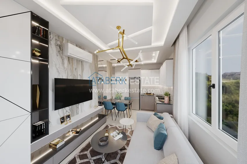 Приобрести Квартиры и пентхаус от инвестора в районе Демирташ в новом проекте жилого комплекса 4 