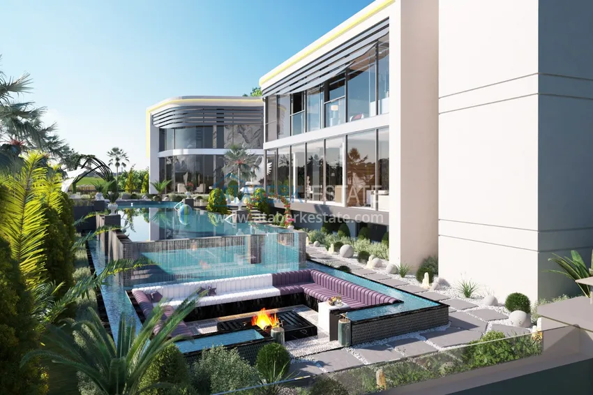 Эксклюзивный проект частной виллы класса-люкс в Алании - Бекташ 1 