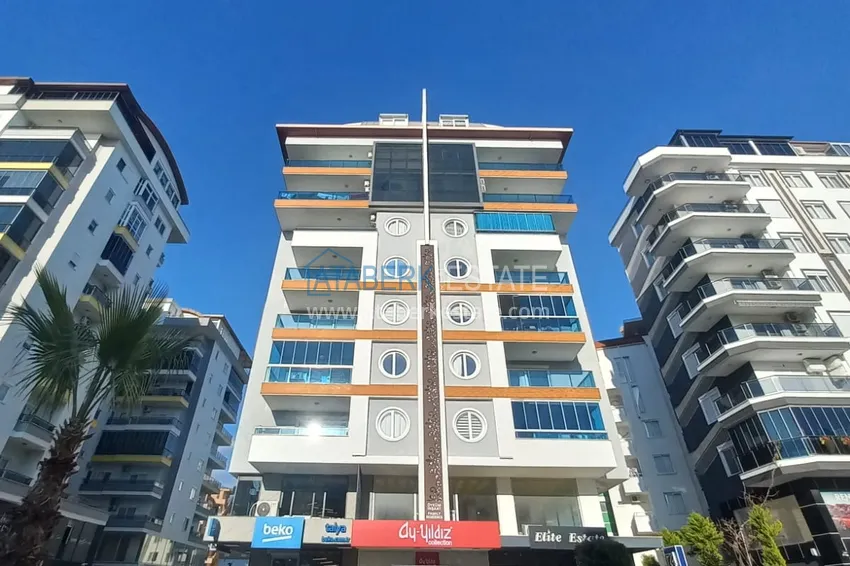 Квартира в Махмутларе меблированная с видом на море с наилучшим месторасположением 4 