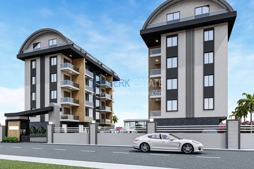 Новый проект комфортабельного жилого комплекса в Алании – район Оба 3