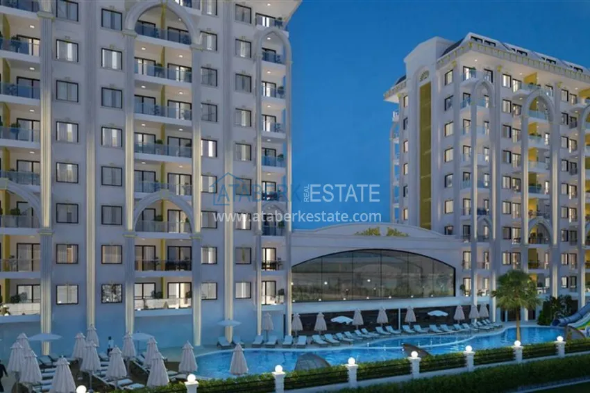 Квартира в районе Авсаллар в новом современном комплексе с самодостаточной инфраструктурой 3 