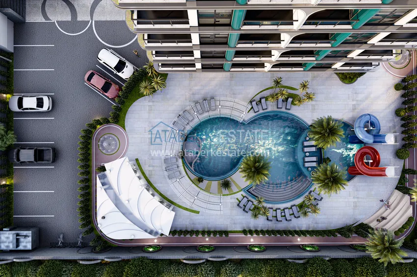 Квартиры и пентхаус от инвестора в районе Демирташ в комплексе на стадии строительства 4 